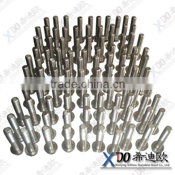 Duplex 1.4462 /1.4501 / 1.4410 stainless steel fasteners hex half thread bolts