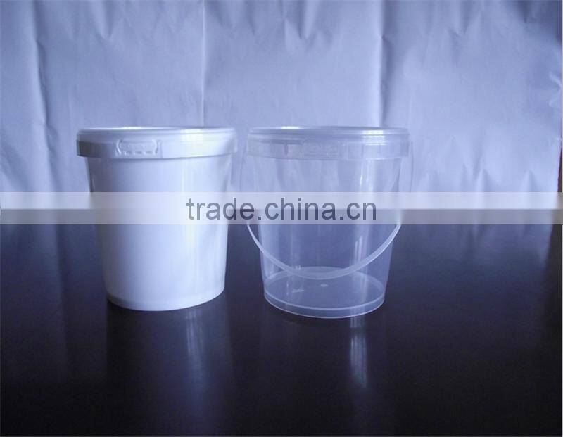 clear plastic buckets plastic barrel with lids &handle for wholesales
