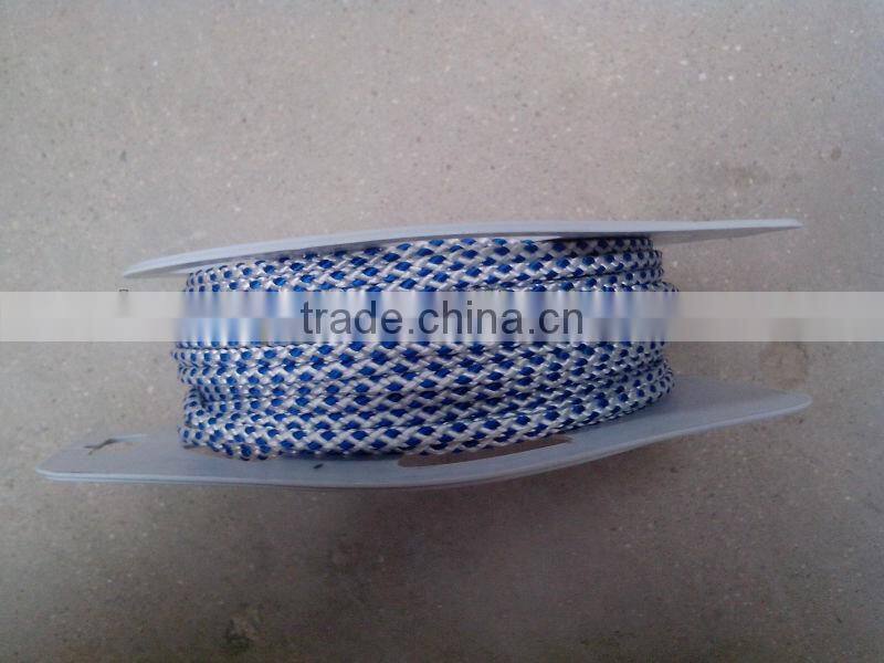 pp braided rope with non-woven core