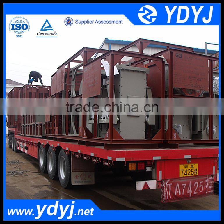 Electric rectangular slide gate valve for industrial use