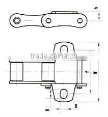 combine roller chain agricultural chain harvest roller chain