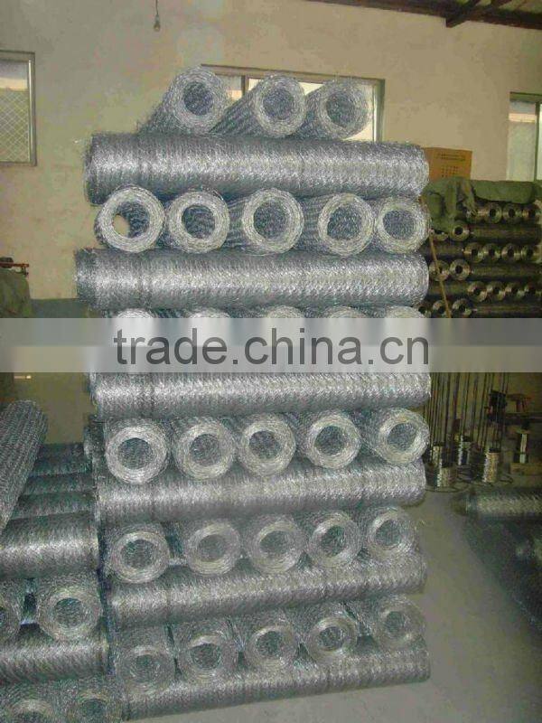 Standard 13mm (1/2'') hex aperture Hexagonal wire mesh