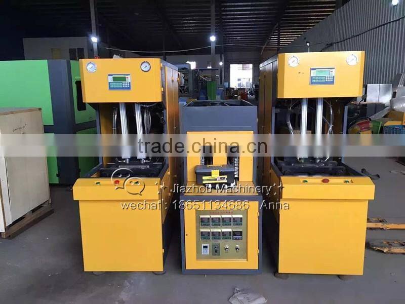 semi automatic stretch blow moulding machine, bottle blowing machine