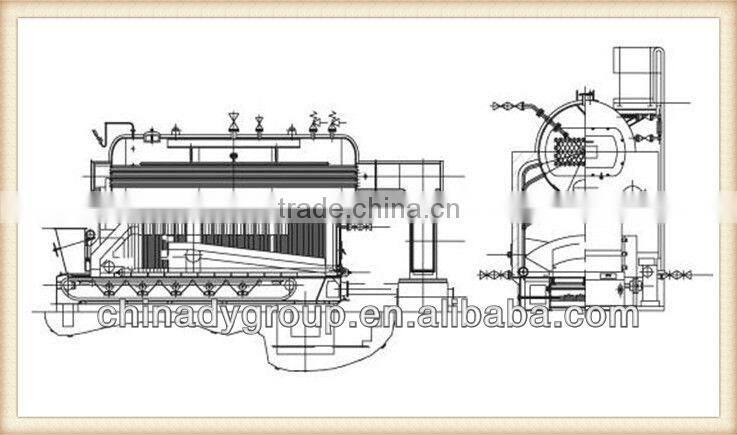 hot sales!! cheap high quality best wood coal gas burner steam boiler(DongYue)