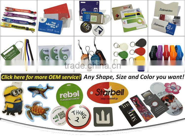 PVC E-field Contactless Smart Cards CMYK Printing RFID Blocking Card