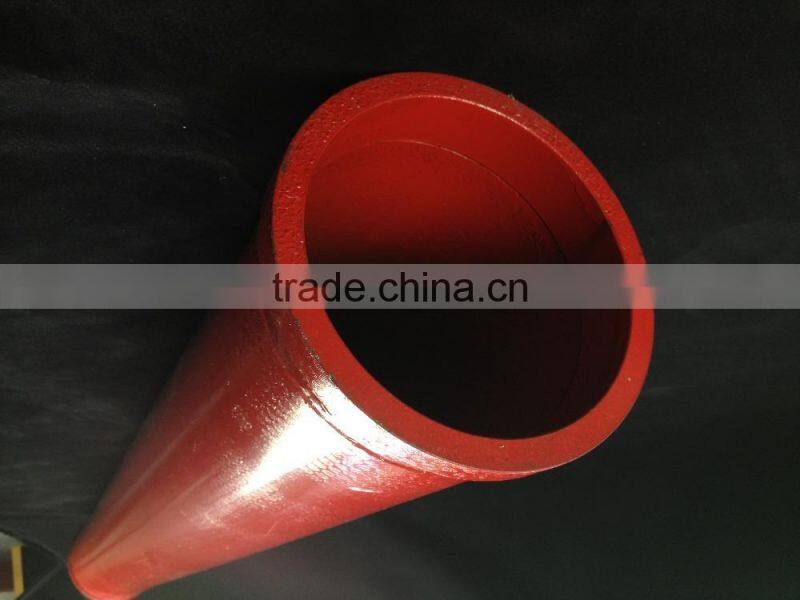 China supplier DN100 ST52 concrete pump for Zoomlion galvanized concrete pump pipe
