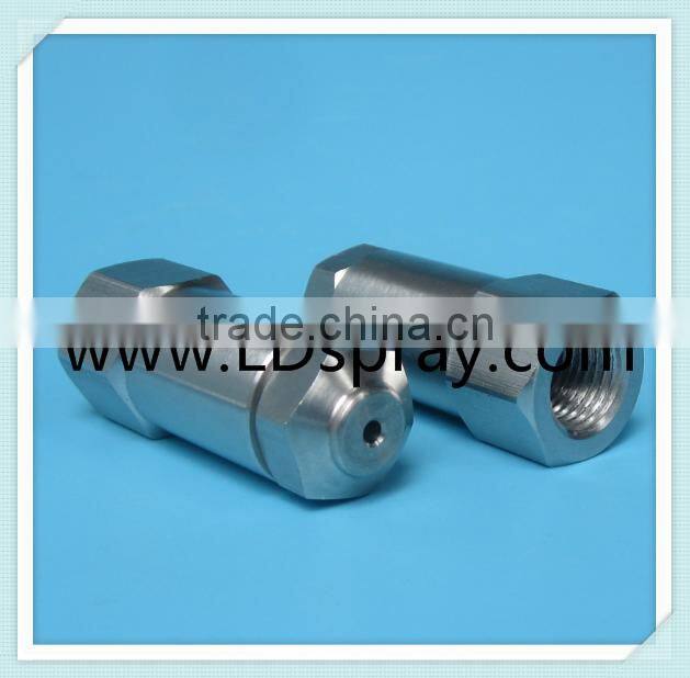 No need compressed air LN-N-D Integral strainer finely atomized hollow cone spray nozzle