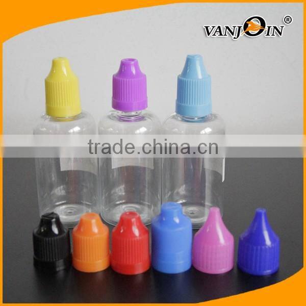 1 OZ Dropper Bottles PET Empty E Liquid Bottle With Childproof Cap