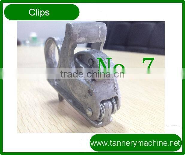cow cattle buffalo leather toggling machine nylon clips