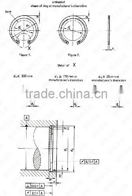 STAINLESS STEEL INTERNAL CIRCLIP WITH GOOD QUALITY