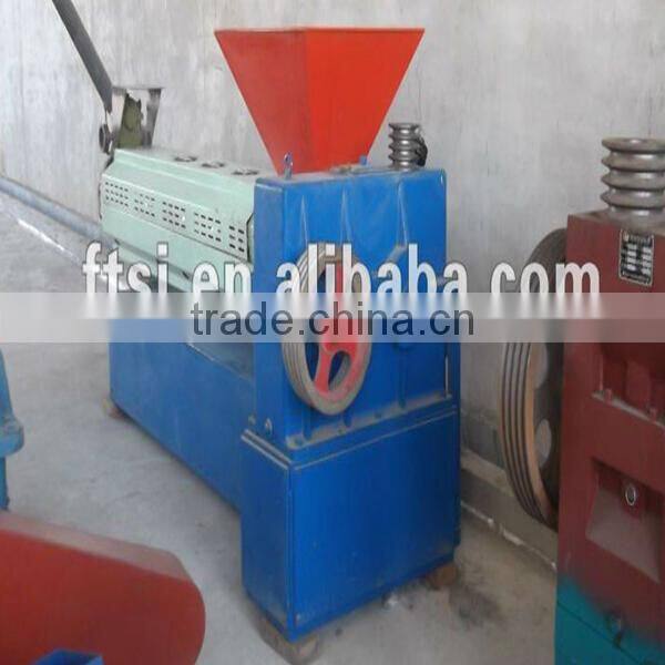Single screw cooling cutting PVC plastic granulator recycling machine