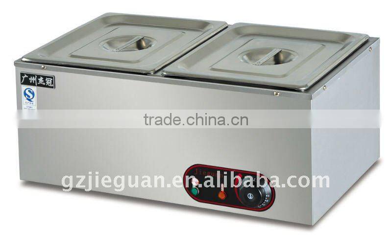 electric soup warmer with shelf