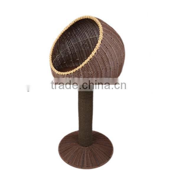 S&D handicraft luxury waterproof durable plastic rattan bed pet