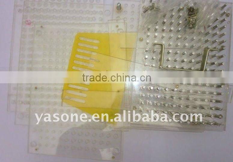 187 holes manual capsule filling machine + tamping tool size 00#