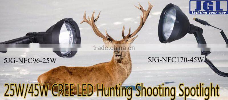 cree 45w handheld spotlight for hunting,camping,fishing,marining,searching outdoor