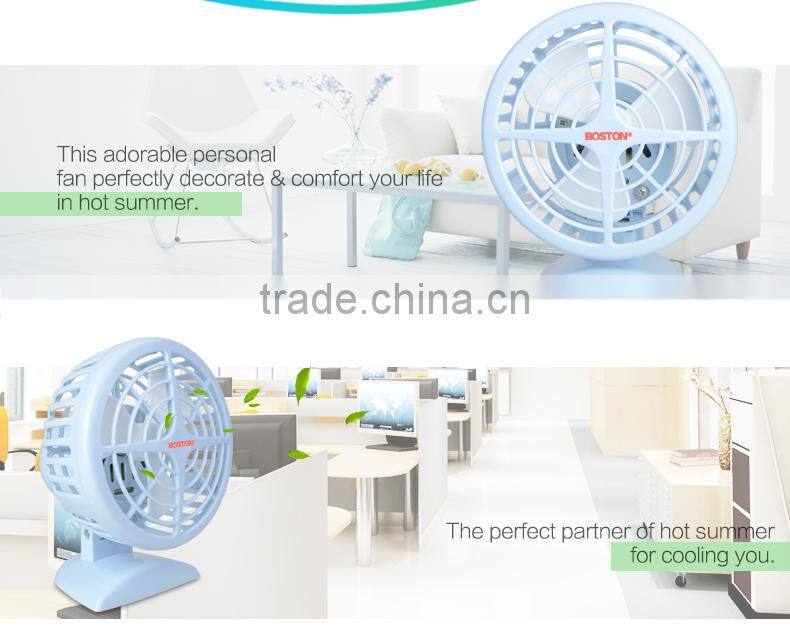 6-inch Small Desk Fan Clip On 2 Speed Office Cooling Table Desktop Fan