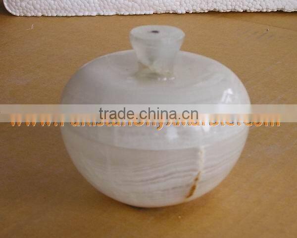 CUSTOM MADE Pakistani Supplier ONYX CANDY JARS POTS HANDICRAFTS