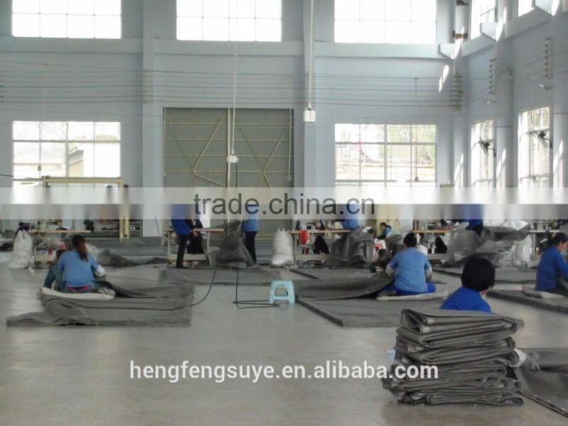 Flame Retardant PVC Dip Mesh Sheet 160GSM 420D/16X15