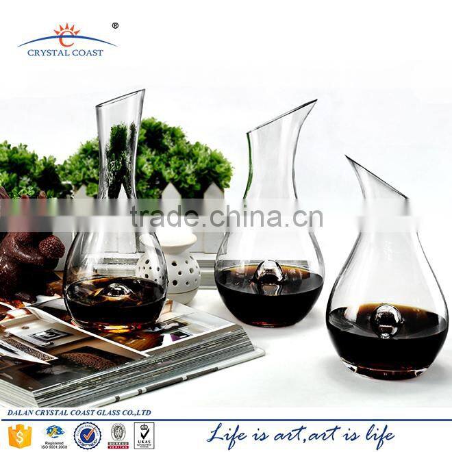 glass riedel style carafe crystal red wine decanter