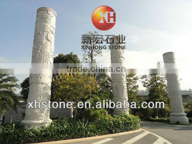 Wholesale Granite Decorative Square Roman Column Pillars