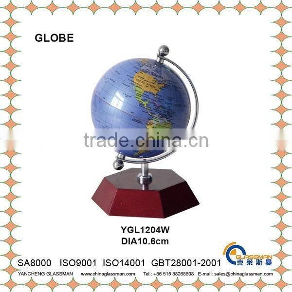 DIA10.6cm desk office decorative world globes YGL901S
