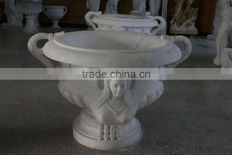 Cheap marble design garden flower pots for sale