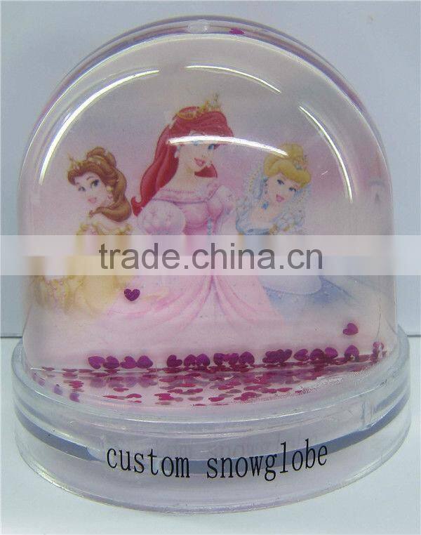 Custom snow globe photo frame snow globe