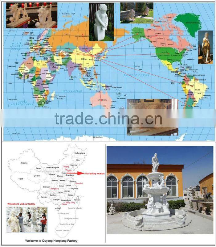 Marble Girl Riding A Horse Statue In Stock