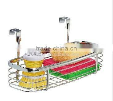 2016 Iron Wire Over Cabinet Door Hanging Kitchen Storage Basket