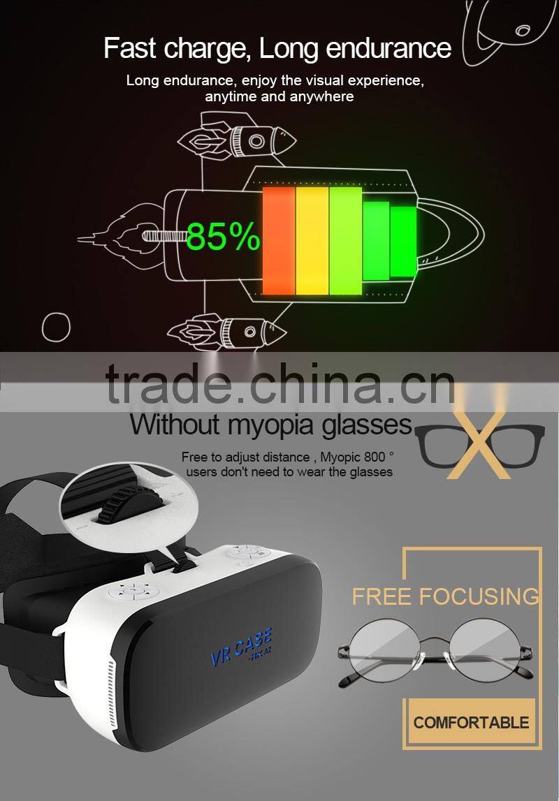 All in One VR Headset Virtual Reality Headset 3D VR Glasses,1080 HD screen with high android system