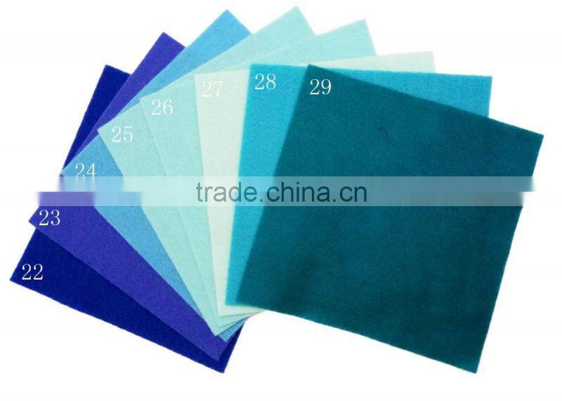 15080401 Factory hot seller colorful wholesale polyester craft felt A4,20x30cm size