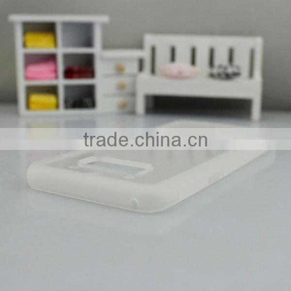 Transparent smartphone phone case with groove for samsung s8 plus