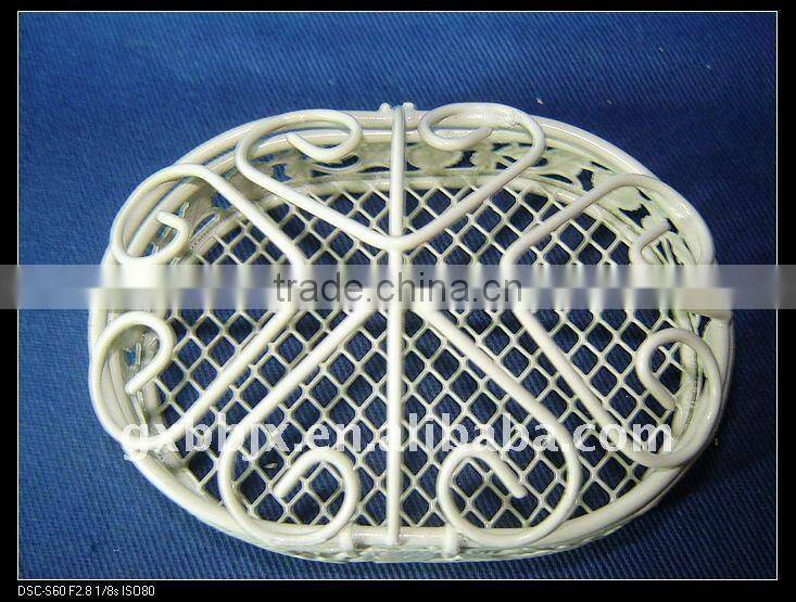 Creamywhite wire storage pretty storage boxes