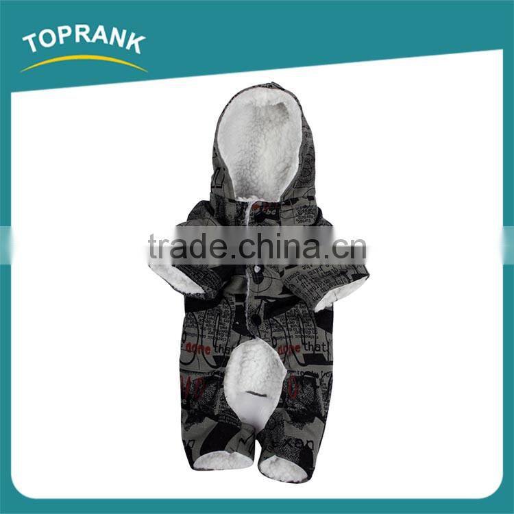 China wholesale dog clothes pet accessories camouflage winter warm plush pet clothing