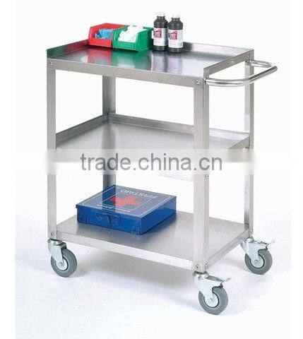 Stainless Steel Push Cart 15"w x 24"l x 33"h