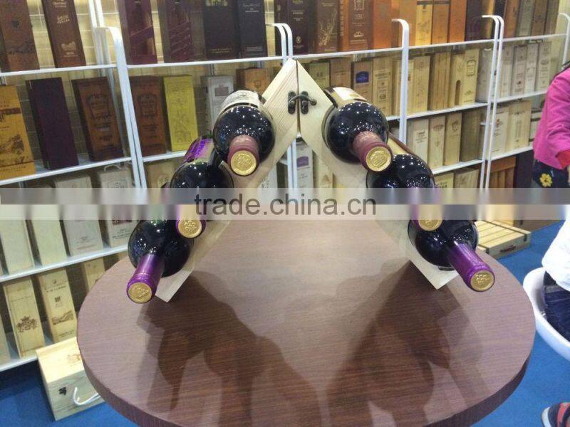 solid wood red wine rack for bar