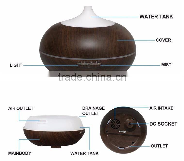 Humidifier Essential oil diffuser Diffuser Difusor de aroma Mist maker Nebulizer aroma diffuser air Humidifier 300ml