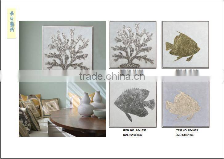 canvas painting / modern painting / 24x24'' foil paintings