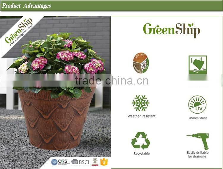 New Finished Design Unique Style China Direct Manufacturer Garden Planter For Balcony Decoration