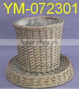 Cheap Wicker Garden Basket in Rectangular Shape