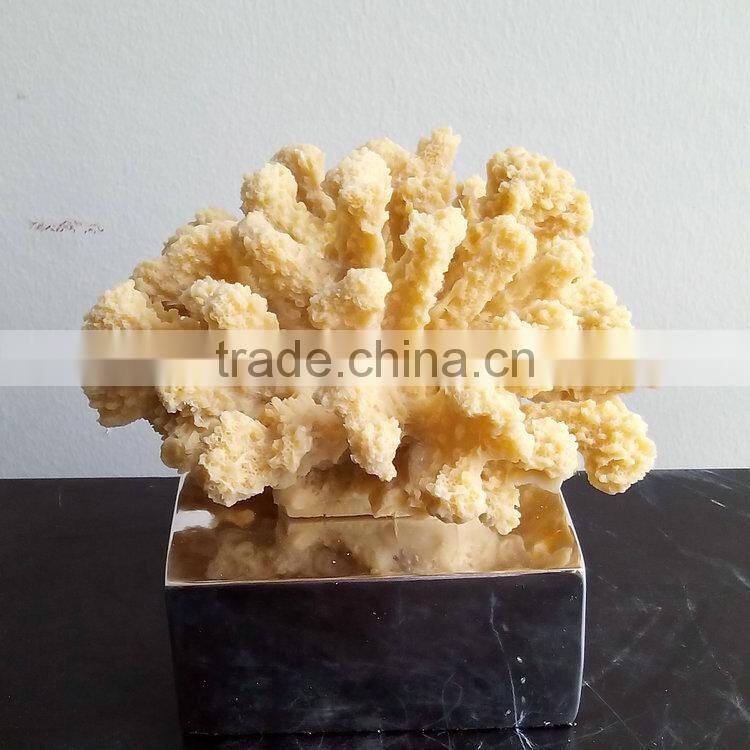 Indoor resin coralal sculpture