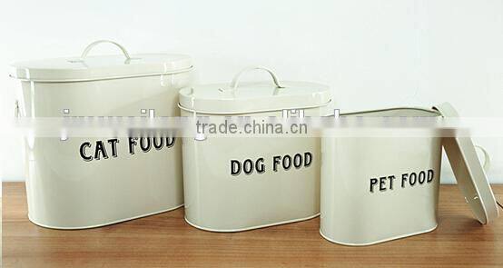 High quality metal pet food box