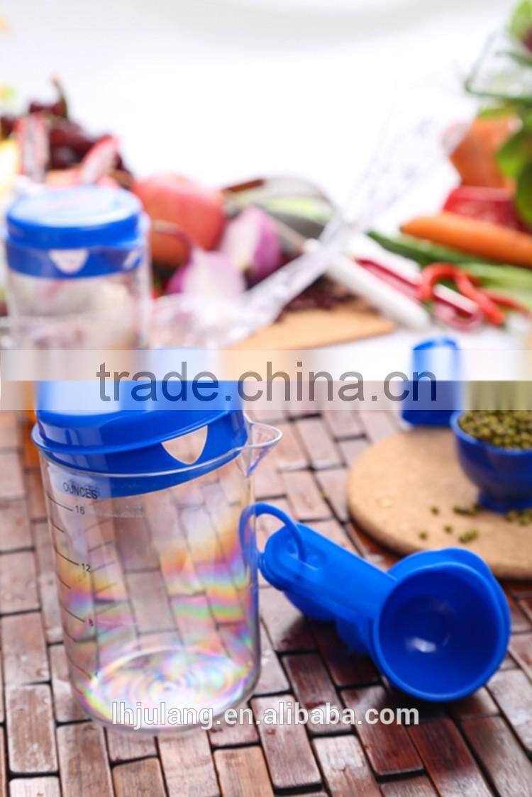 Useful Measuring cup and spoon set/Plastic Measuring spoon