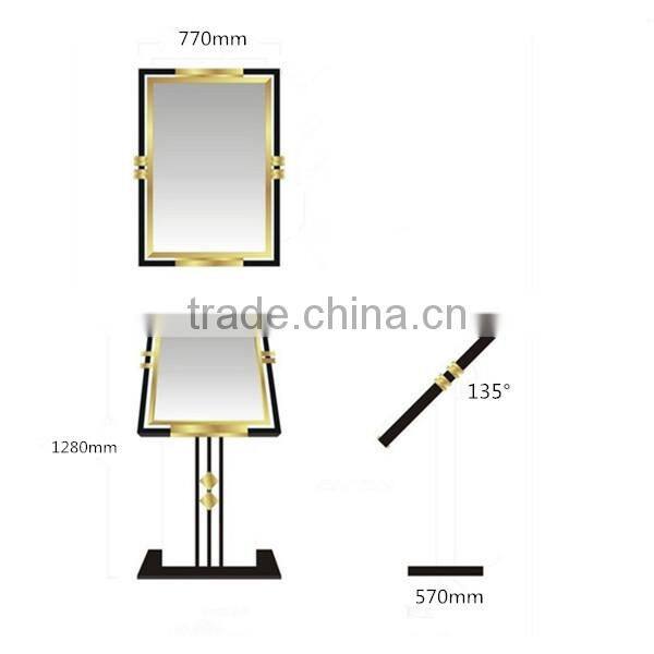 China Import &Export Fair display stainless steel sign stands (P-71)