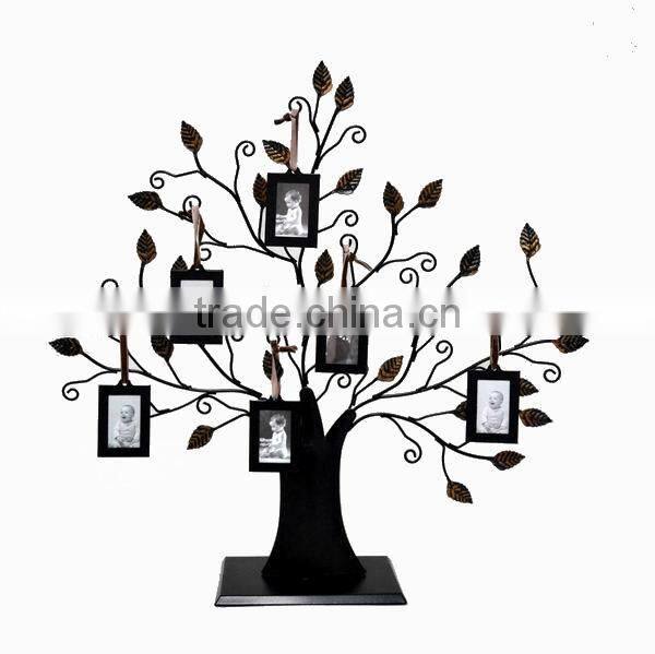 Tree shape metal photo frame