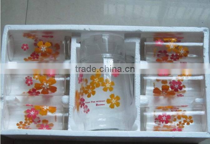 premium quality glass jug set
