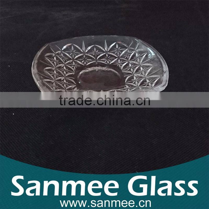 Household Glass Plate Clear Glass Charger Plates Wholesale