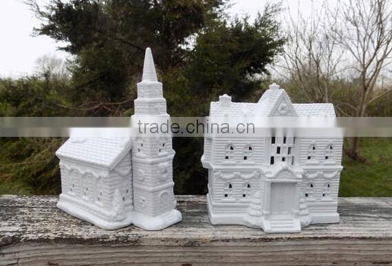 Christmas Village Houses White Christmas Village Church