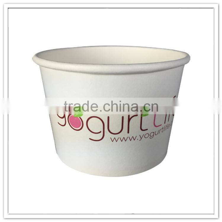Hot sale food safety single wall 20oz paper ice cream cup