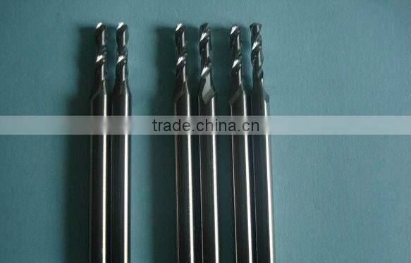 high quliaty aluminum end mill with various sizes for aluminum substrate